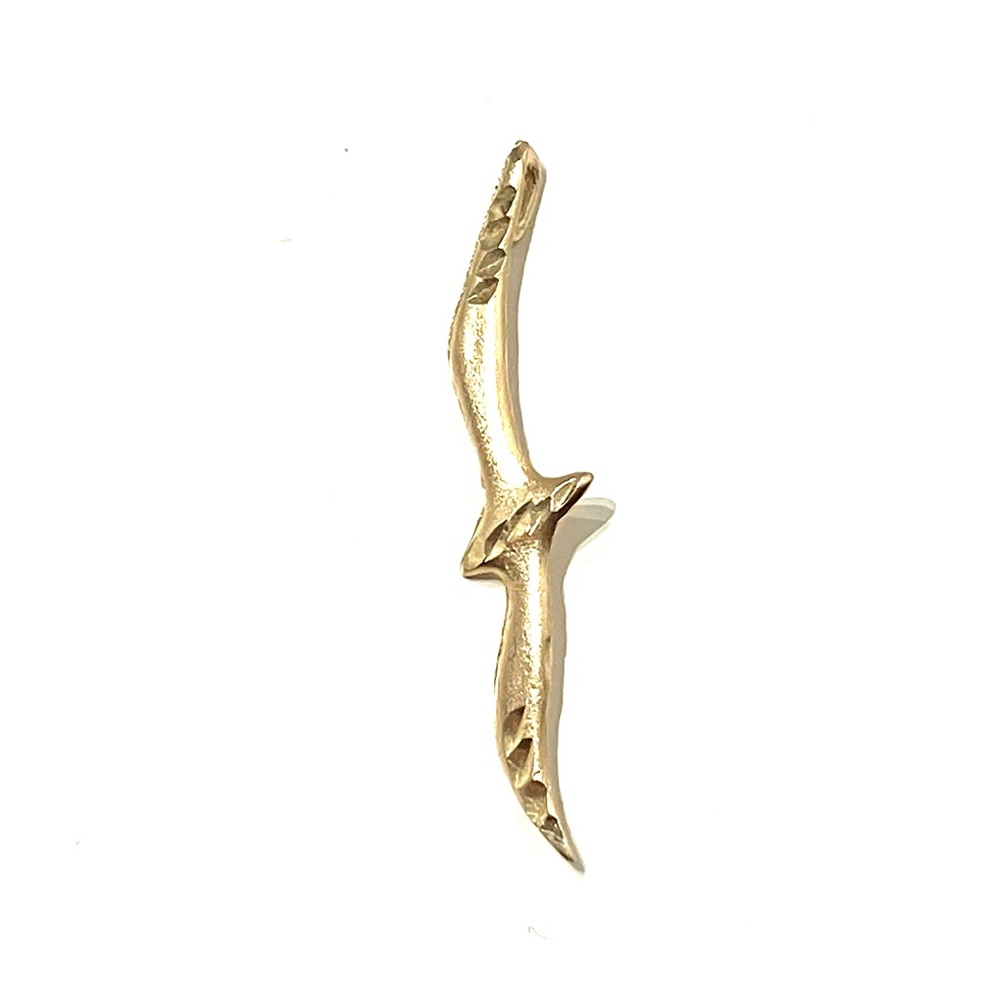 10K Gold Flying Bird Pendant